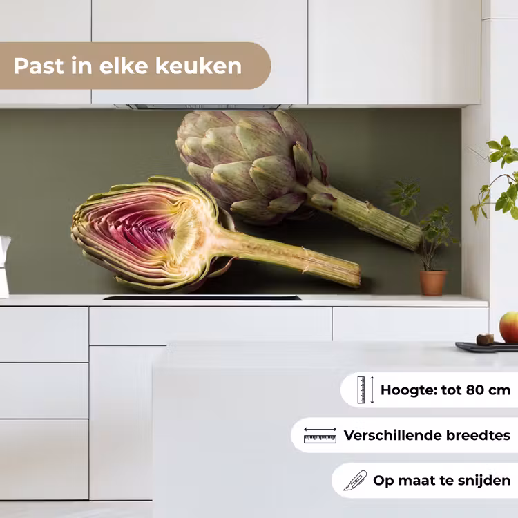 Keuken achterwand - Artisjok - Paars - Voedsel — 4