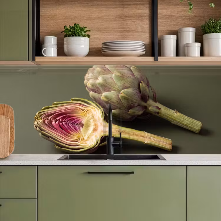 Keuken achterwand - Artisjok - Paars - Voedsel — 5