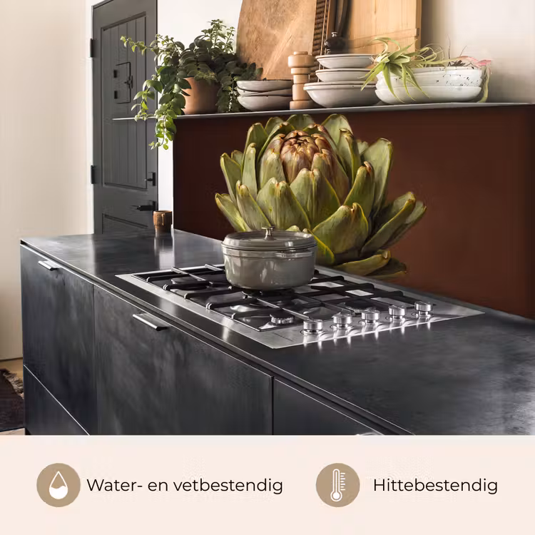 Keuken achterwand - Groente - Artisjok - Groen — 3