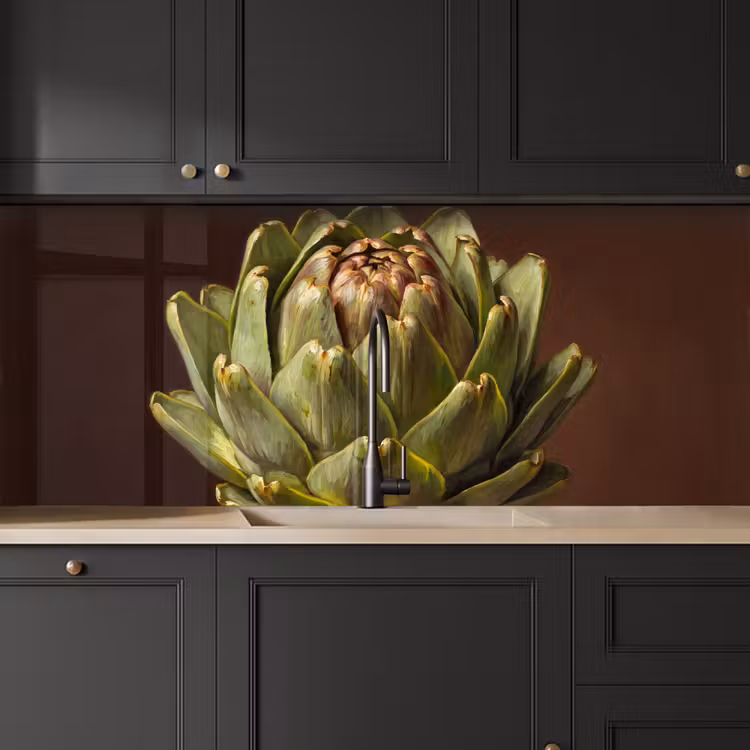 Keuken achterwand - Groente - Artisjok - Groen — 6