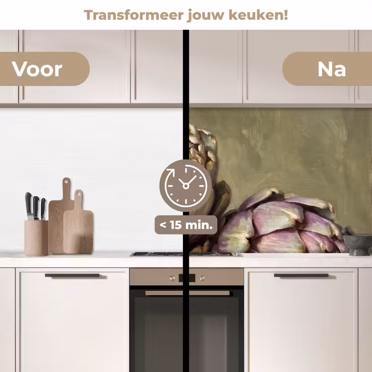 Keuken achterwand - Groente - Stilleven - Schilderij — 2