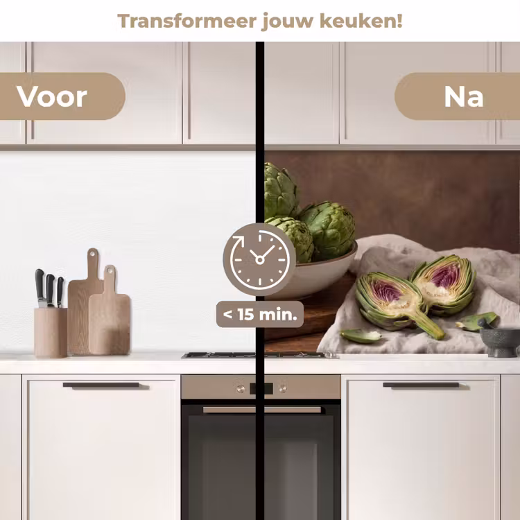 Keuken achterwand - Groenten - Artisjok - Keuken — 2