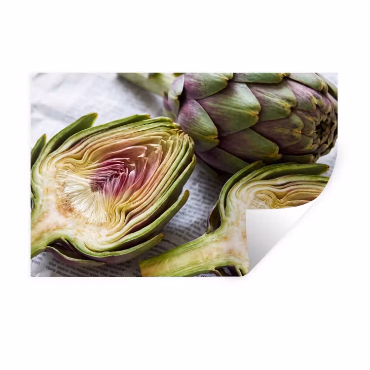 Muursticker - Artisjok - Doorgesneden - Eten — 1