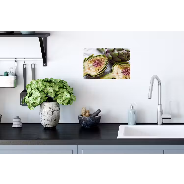 Muursticker - Artisjok - Doorgesneden - Eten — 2