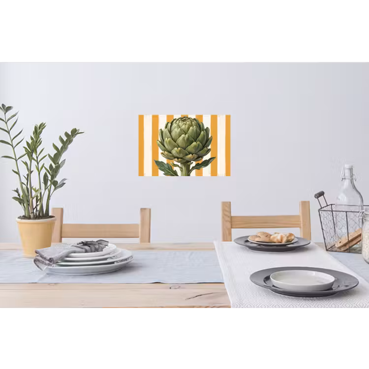 Muursticker - Artisjok - Modern - Groente — 3