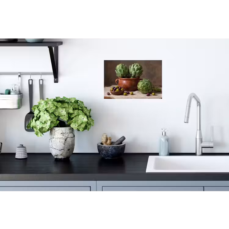 Muursticker - Artisjokken - Olijven - Eten — 2