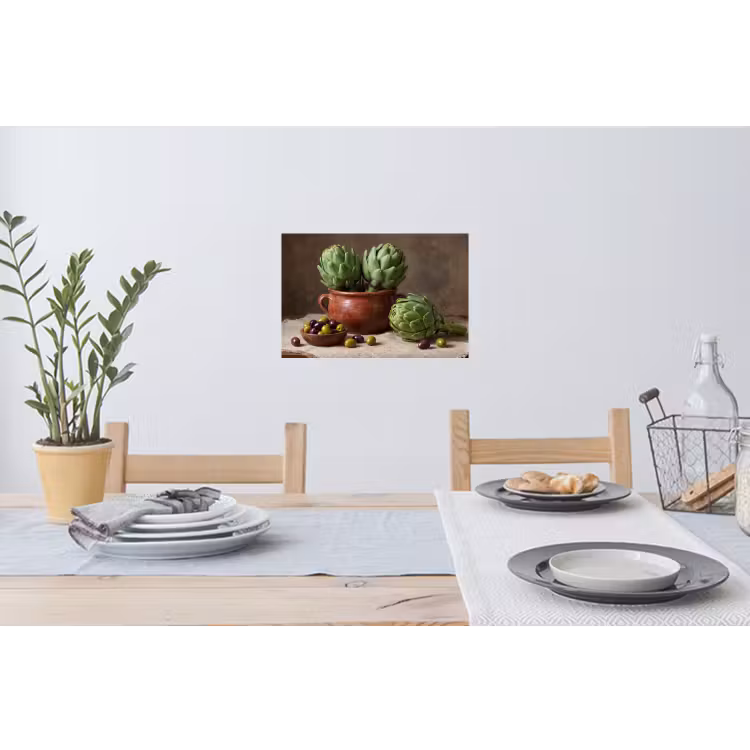 Muursticker - Artisjokken - Olijven - Eten — 3