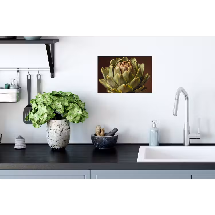 Muursticker - Groente - Artisjok - Groen — 2