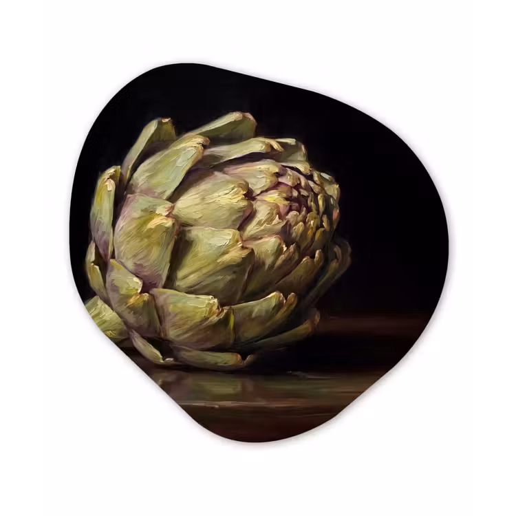Organisch schilderij - Forex - Artichok - Eten - Klassiek — 1