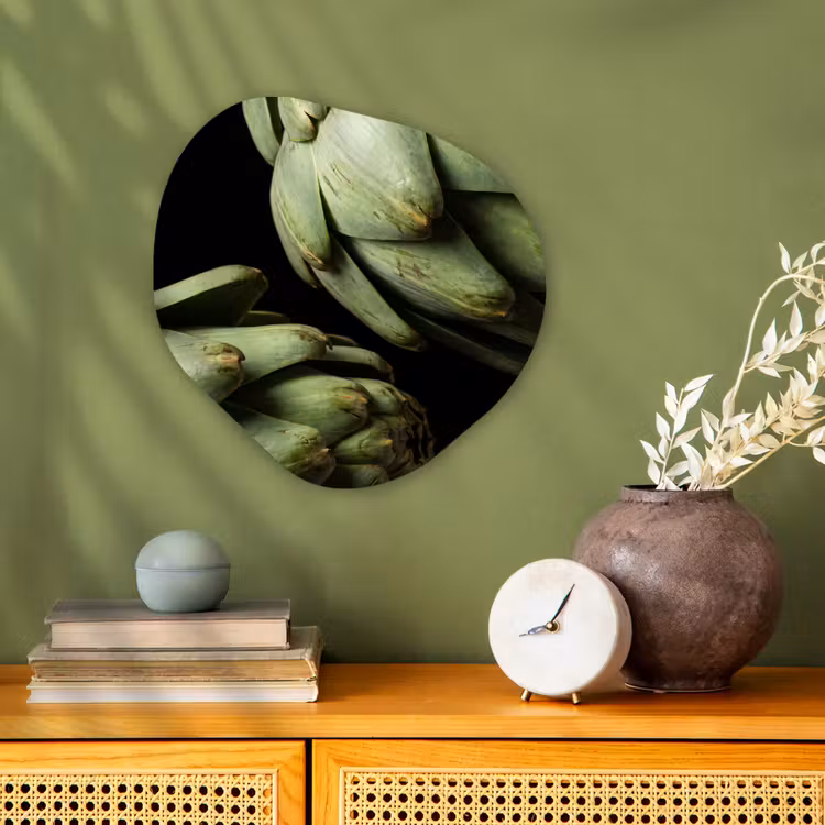 Organisch schilderij - Forex - Artisjok - Groen - Eten — 2