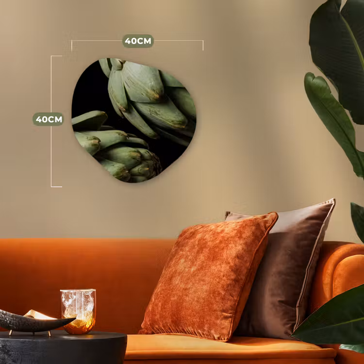 Organisch schilderij - Forex - Artisjok - Groen - Eten — 4