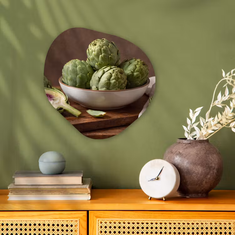 Organisch schilderij - Forex - Groenten - Artisjok - Keuken — 2