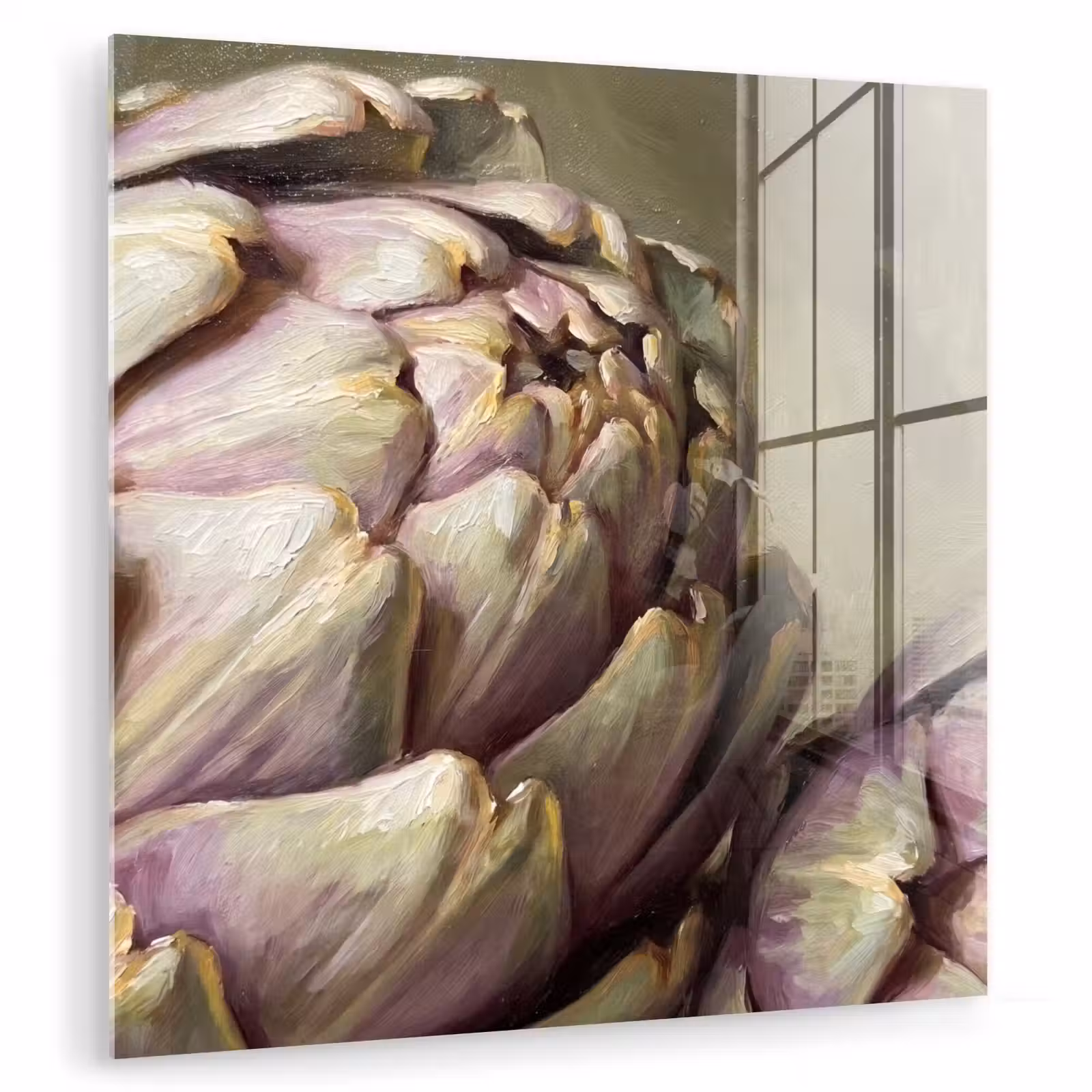 Glas schilderij - Groente - Stilleven - Schilderij — 1