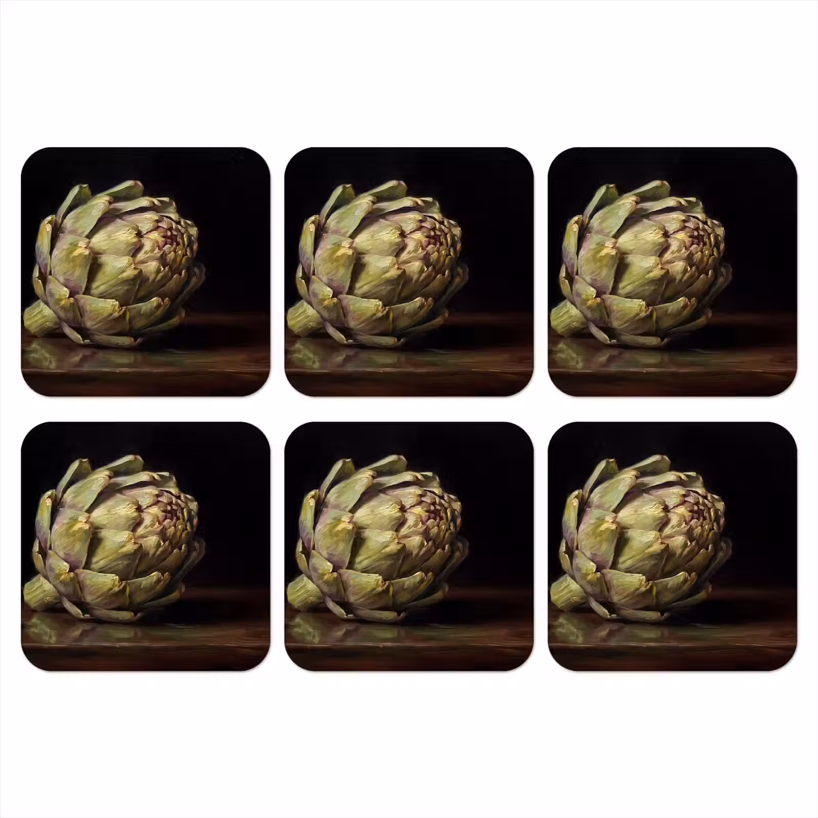 Onderzetter - Artichok - Eten - Klassiek — 1