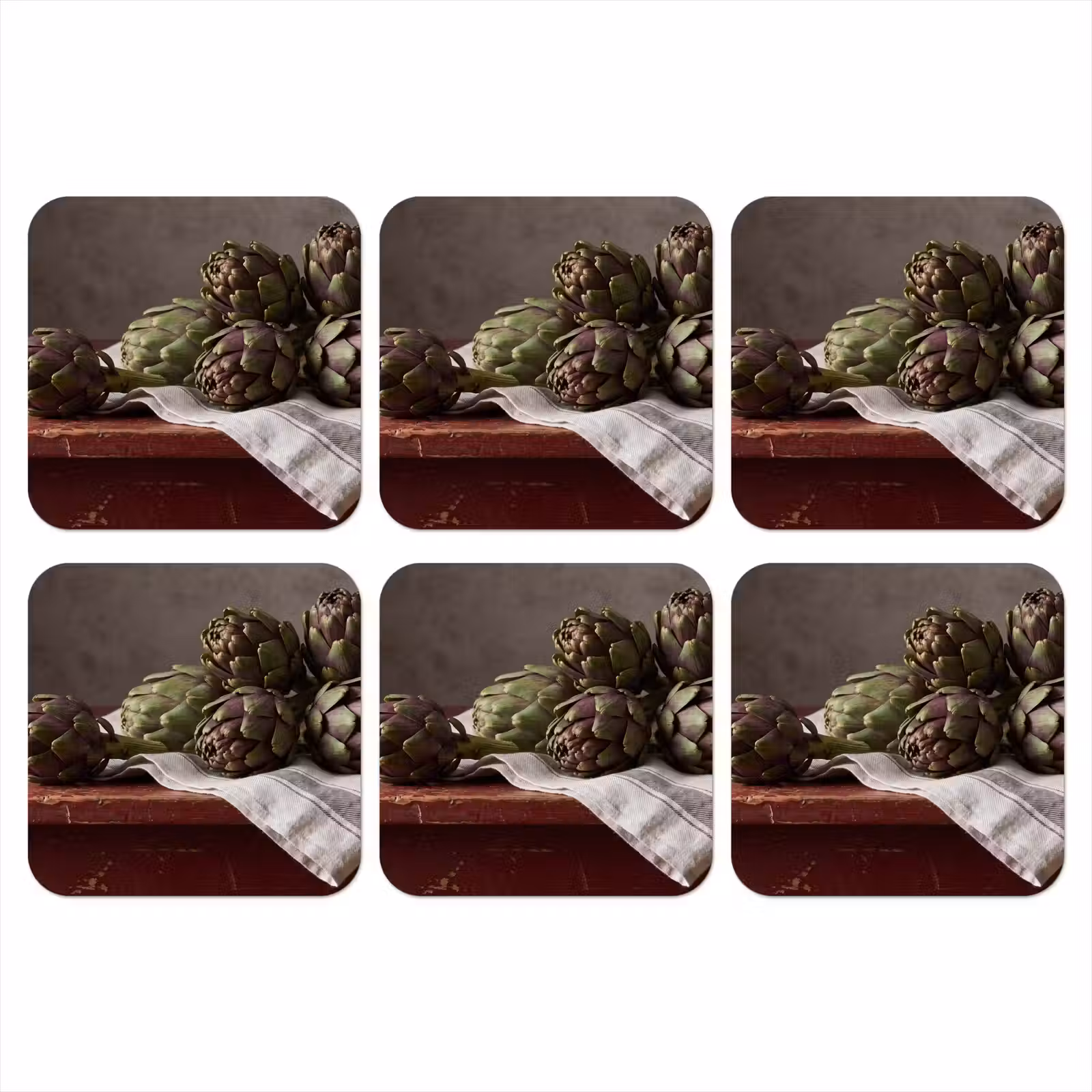Onderzetter - Artisjok - Eten - Rustiek — 1