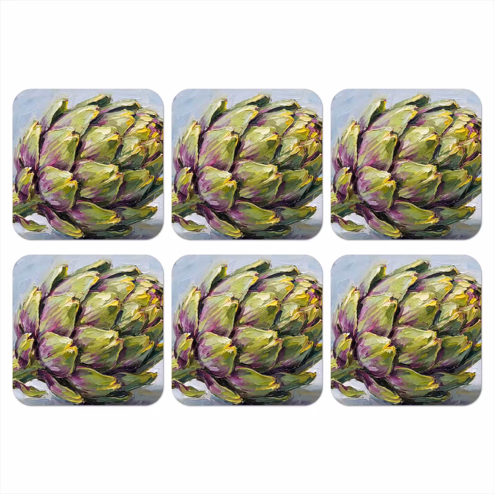 Onderzetter - Eten - Artisjok - Modern — 1