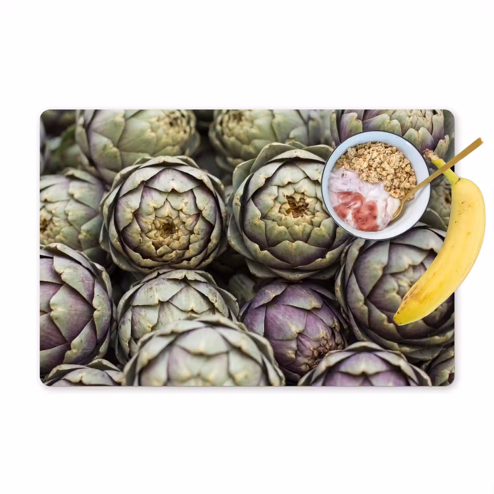 Placemat - 6 stuks - Groenten - Vers - Eten — 1