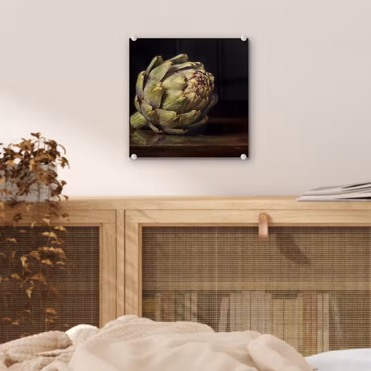 Glas schilderij - Artichok - Eten - Klassiek — 5