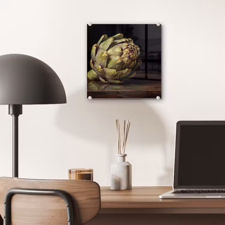 Glas schilderij - Artichok - Eten - Klassiek — 7