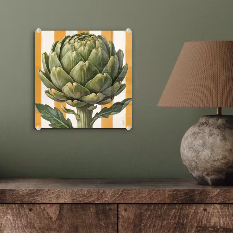 Glas schilderij - Artisjok - Modern - Groente — 4