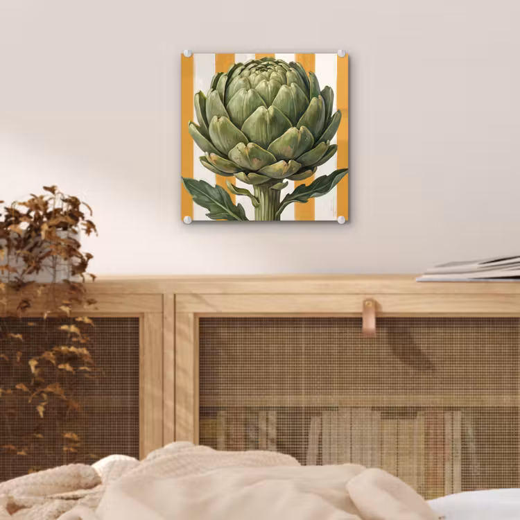Glas schilderij - Artisjok - Modern - Groente — 5