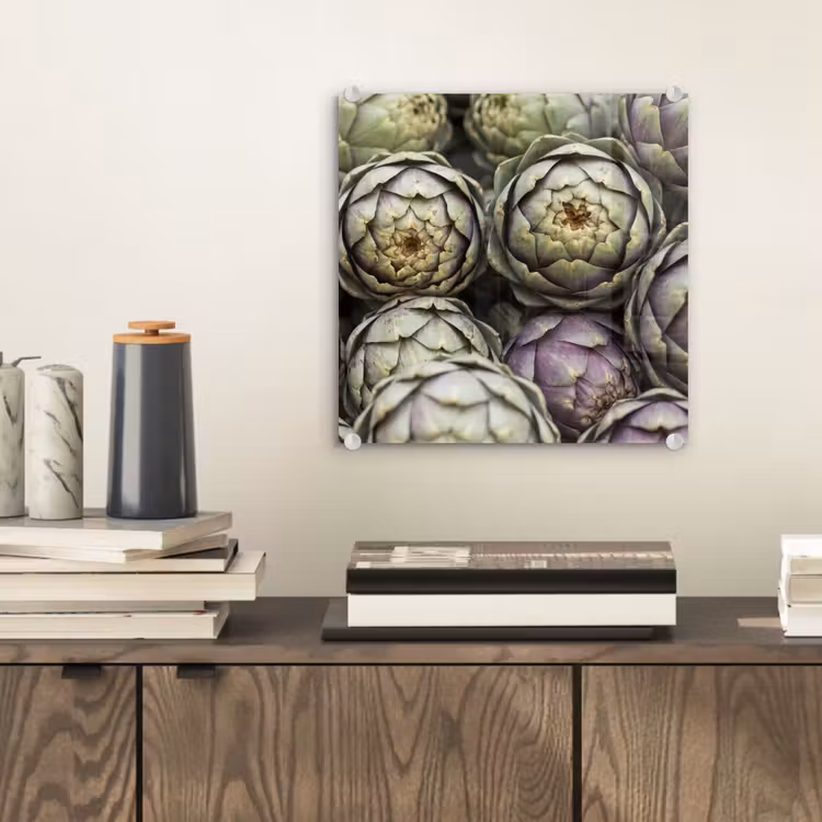 Glas schilderij - Groenten - Vers - Eten — 2