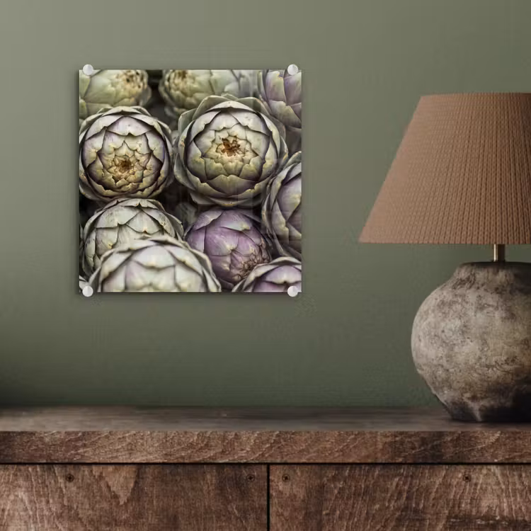 Glas schilderij - Groenten - Vers - Eten — 4