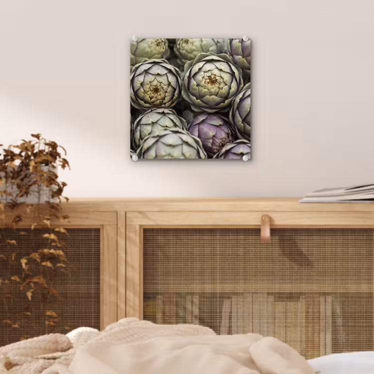 Glas schilderij - Groenten - Vers - Eten — 5