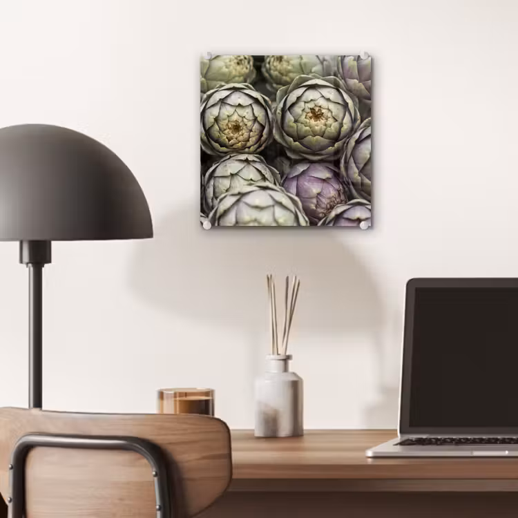 Glas schilderij - Groenten - Vers - Eten — 7