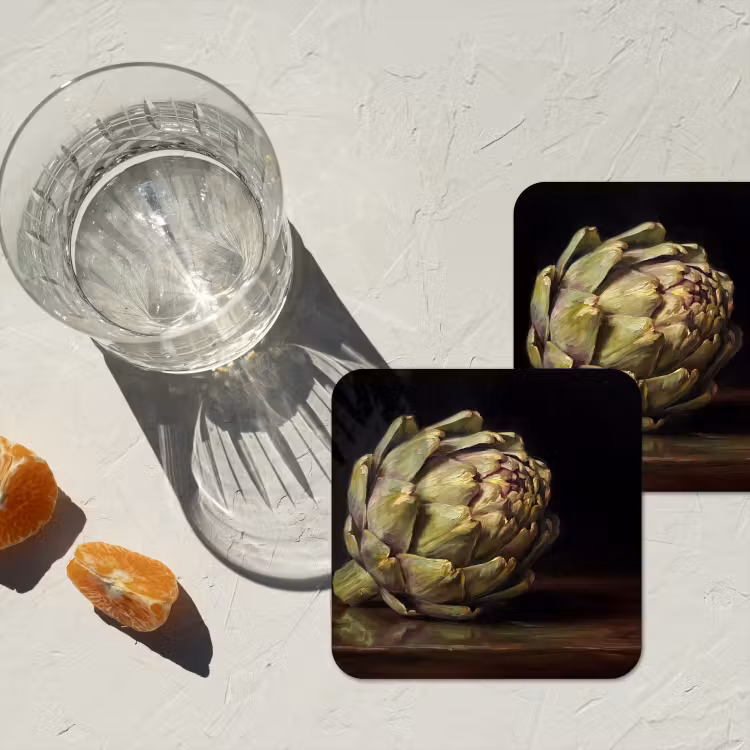 Onderzetter - Artichok - Eten - Klassiek — 2