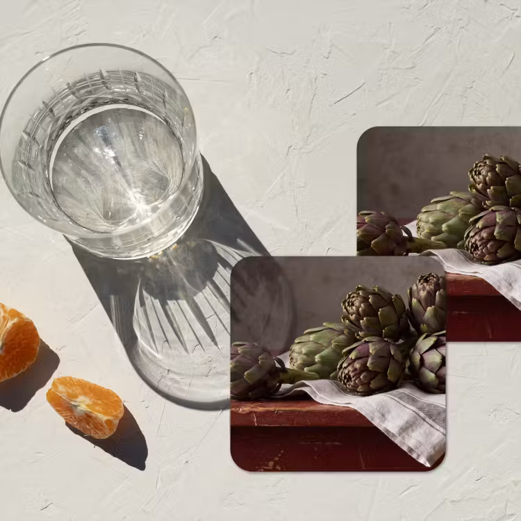 Onderzetter - Artisjok - Eten - Rustiek — 2