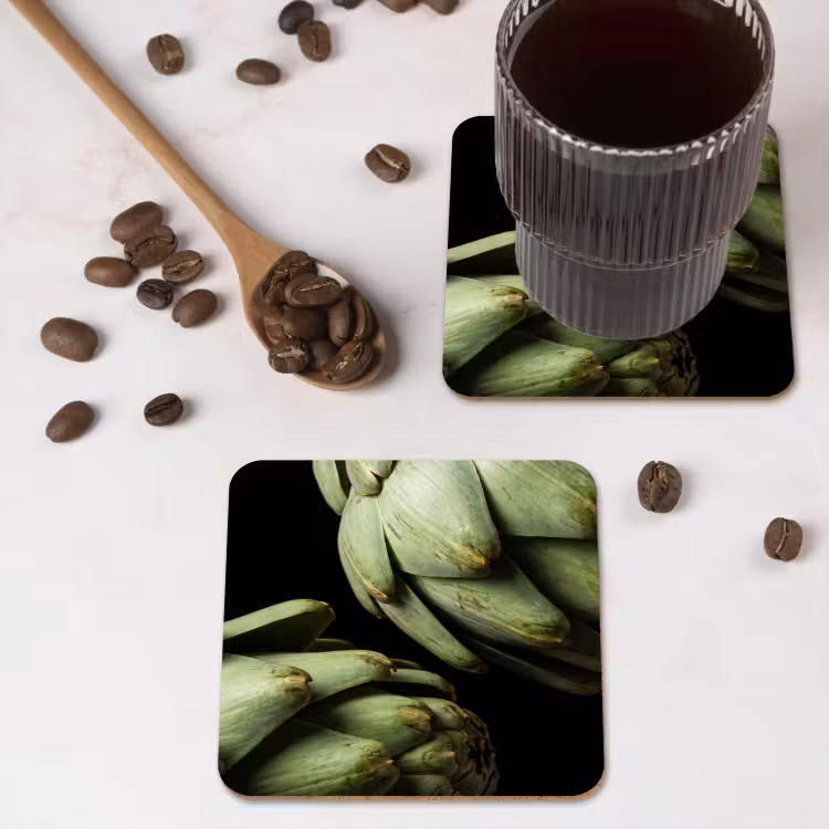 Onderzetter - Artisjok - Groen - Eten — 4
