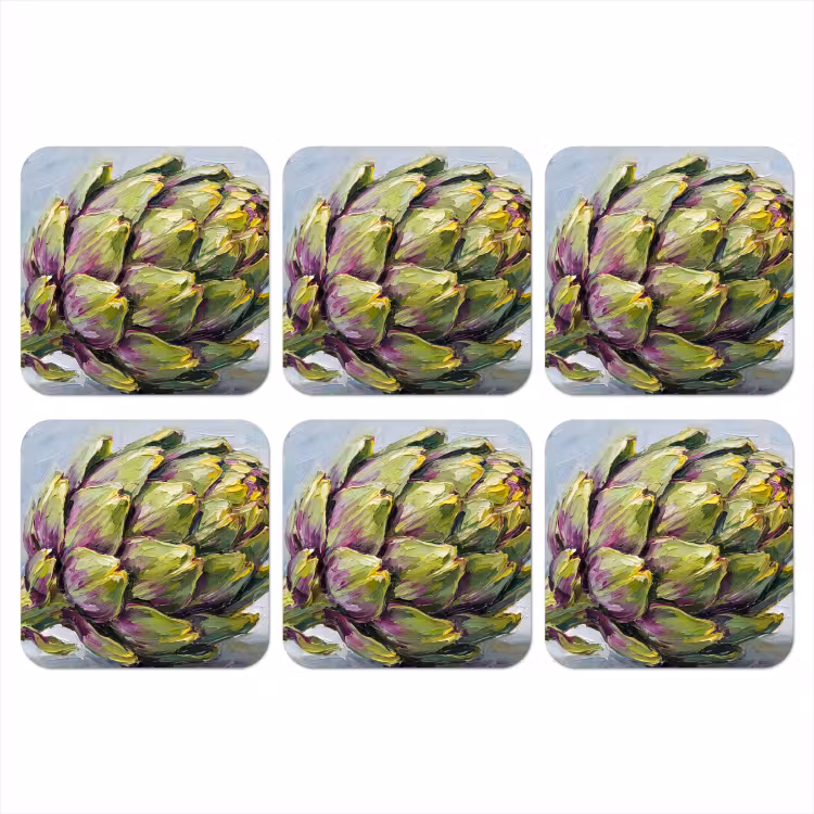 Onderzetter - Eten - Artisjok - Modern — 1