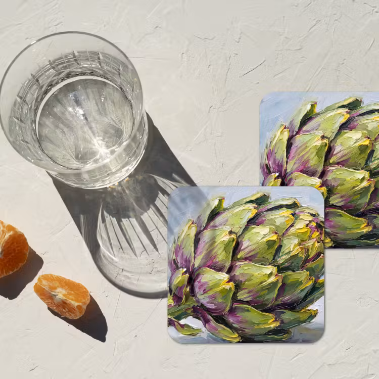 Onderzetter - Eten - Artisjok - Modern — 2