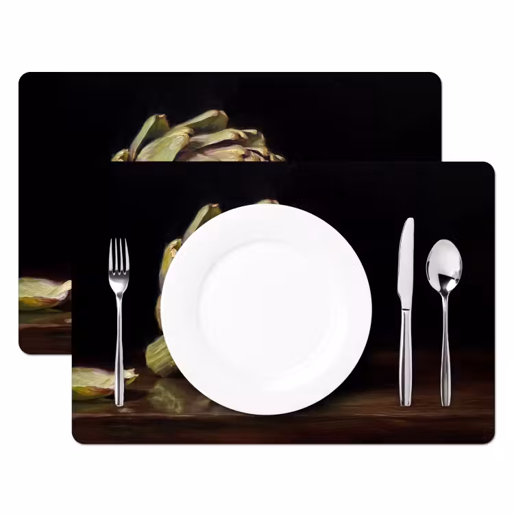Placemat - 6 stuks - Artichok - Eten - Klassiek — 2