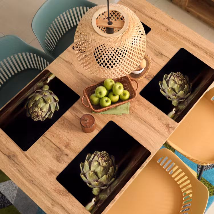 Placemat - 6 stuks - Artichok - Eten - Klassiek — 6