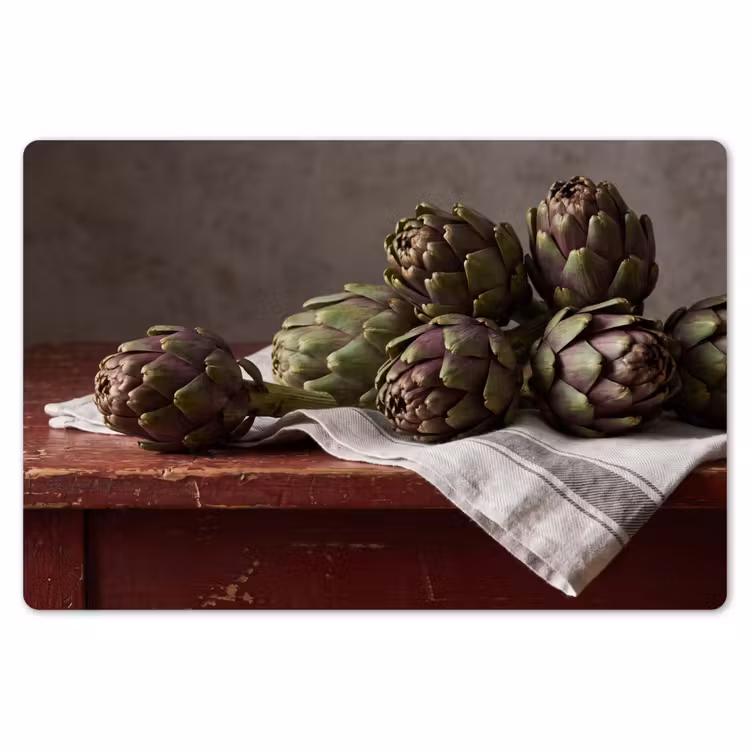 Placemat - 6 stuks - Artisjok - Eten - Rustiek — 7