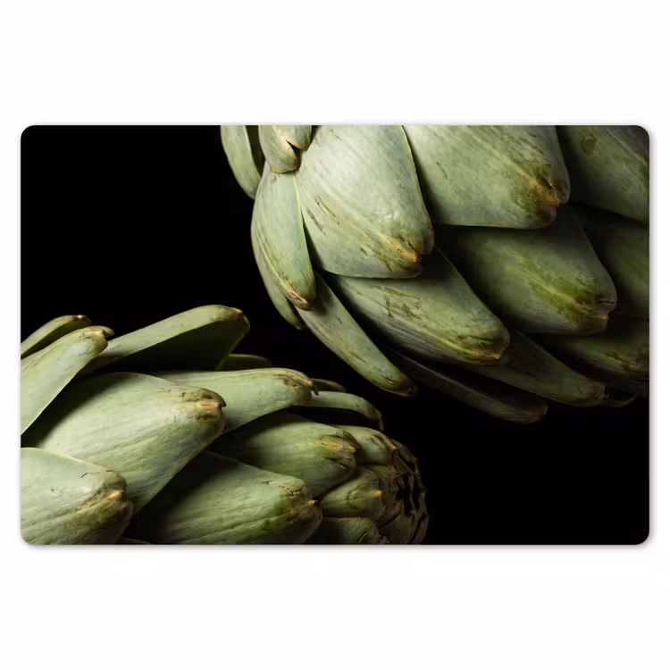Placemat - 6 stuks - Artisjok - Groen - Eten — 7