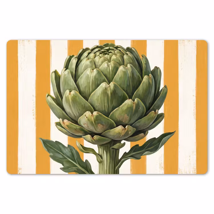 Placemat - 6 stuks - Artisjok - Modern - Groente — 7