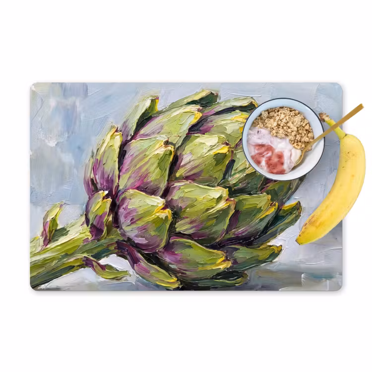 Placemat - 6 stuks - Eten - Artisjok - Modern — 1