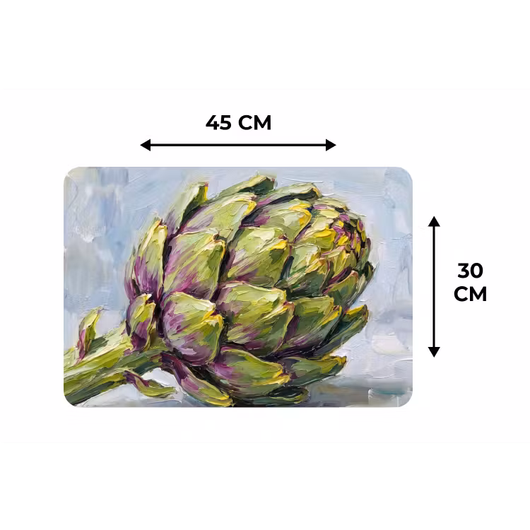 Placemat - 6 stuks - Eten - Artisjok - Modern — 3