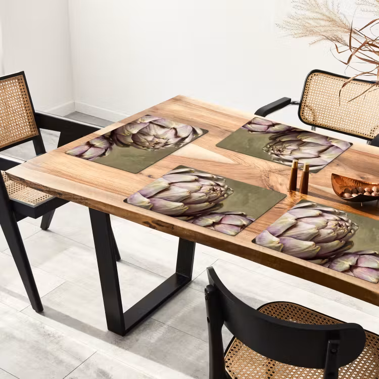 Placemat - 6 stuks - Groente - Stilleven - Schilderij — 5
