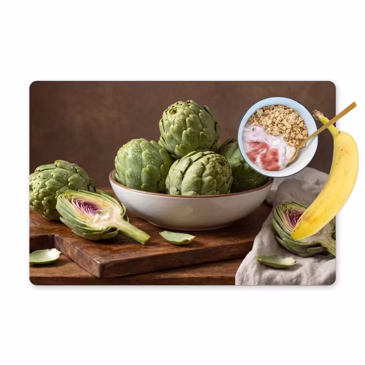 Placemat - 6 stuks - Groenten - Artisjok - Keuken — 1