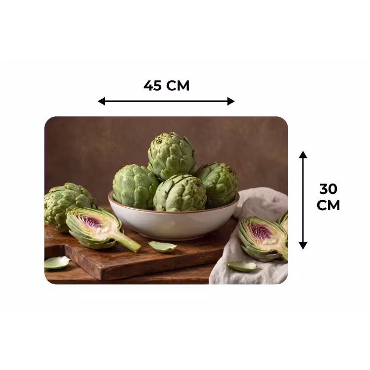 Placemat - 6 stuks - Groenten - Artisjok - Keuken — 3