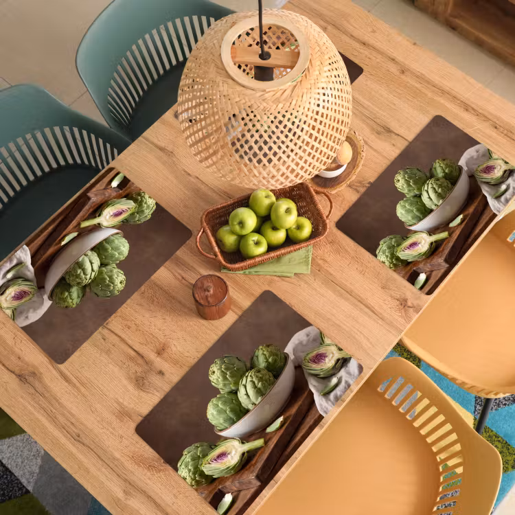 Placemat - 6 stuks - Groenten - Artisjok - Keuken — 6