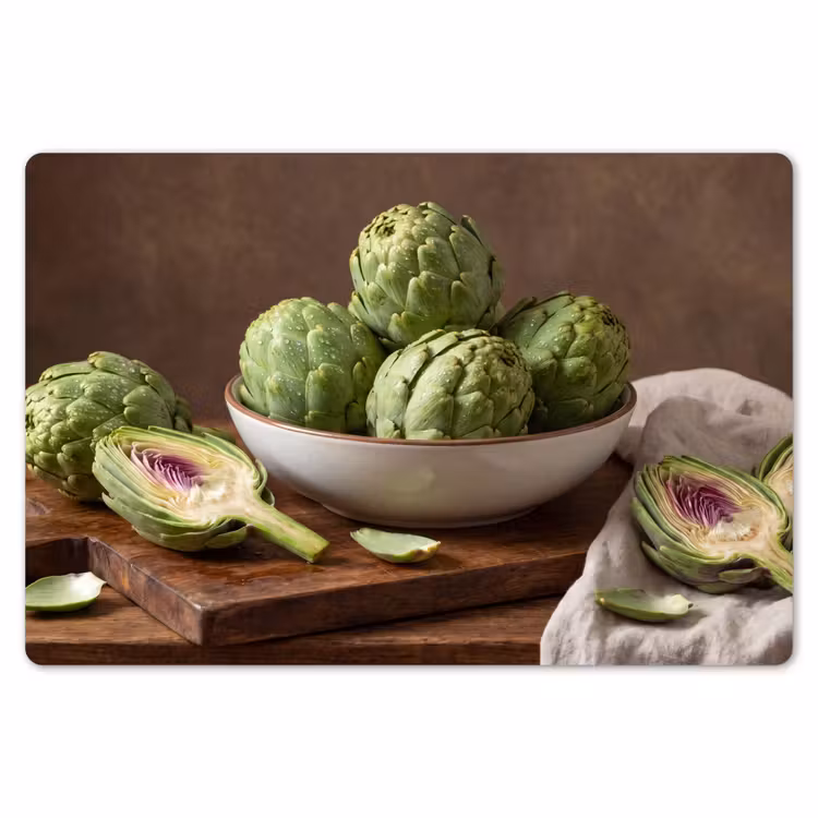 Placemat - 6 stuks - Groenten - Artisjok - Keuken — 7