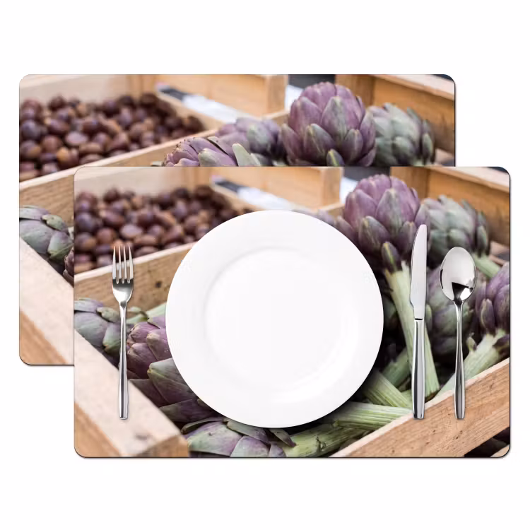 Placemat - 6 stuks - Groenten - Markt - Vers — 2