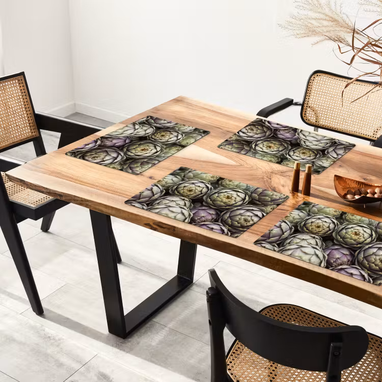 Placemat - 6 stuks - Groenten - Vers - Eten — 5
