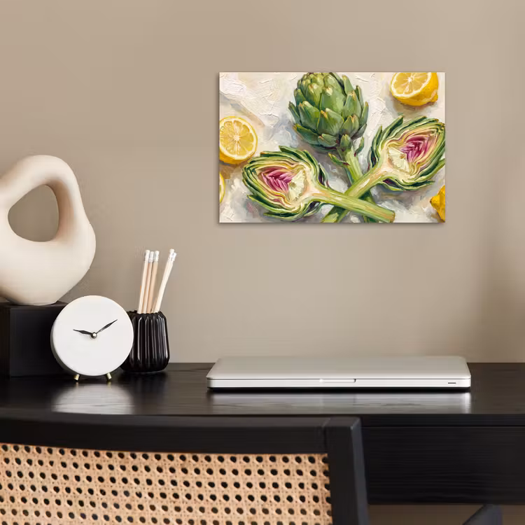 Poster - Artisjok - Citroen - Eten — 2