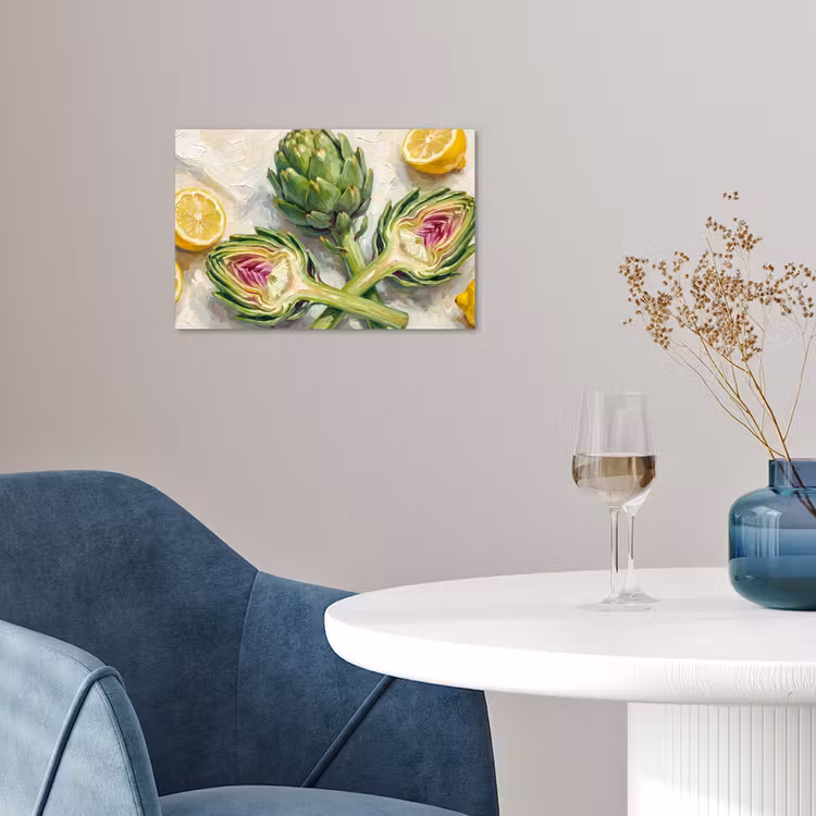 Poster - Artisjok - Citroen - Eten — 4
